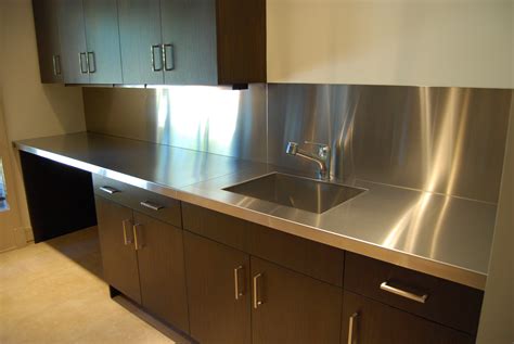 cabinets that look good with stainless steel counter and sink|stainless steel kitchen designs.